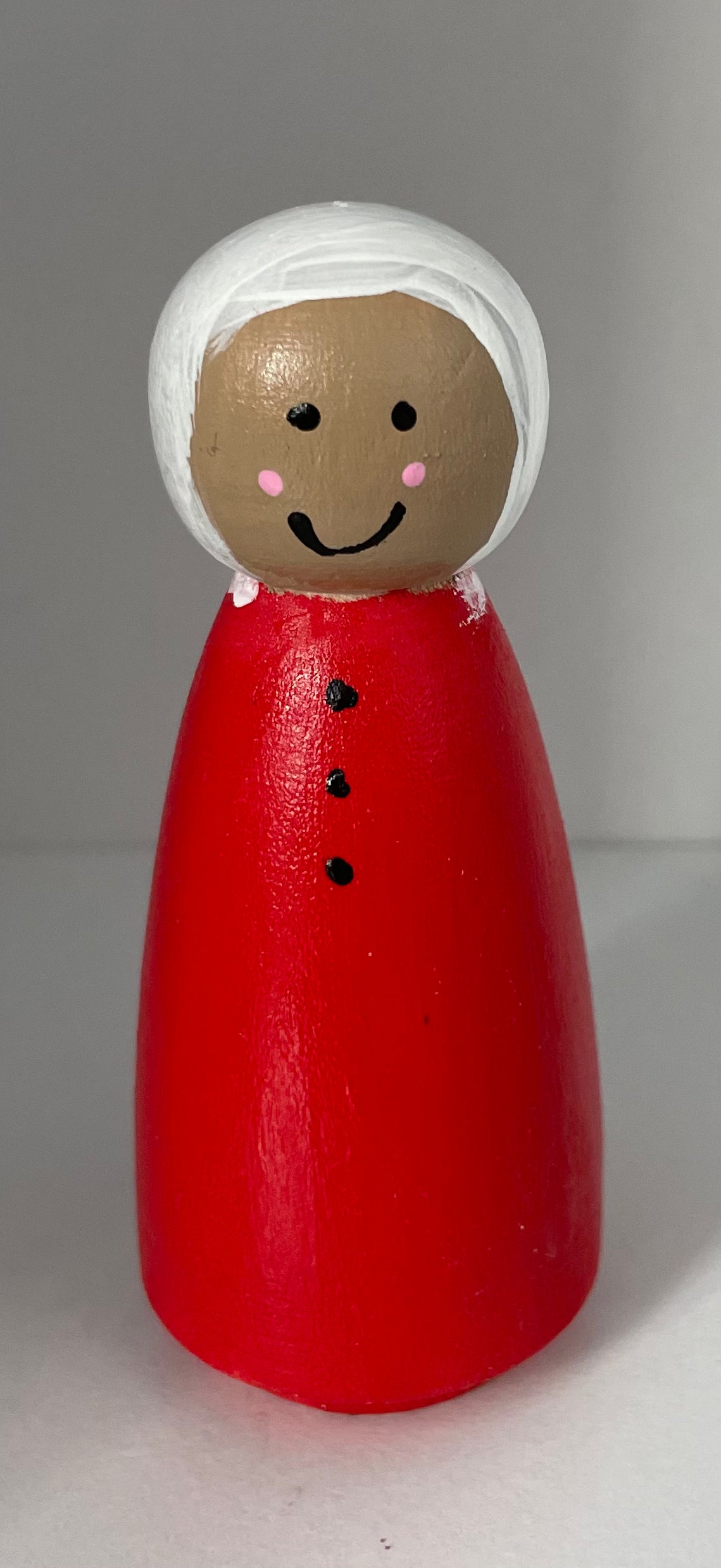 3.5” Mrs. Claus Peg Doll