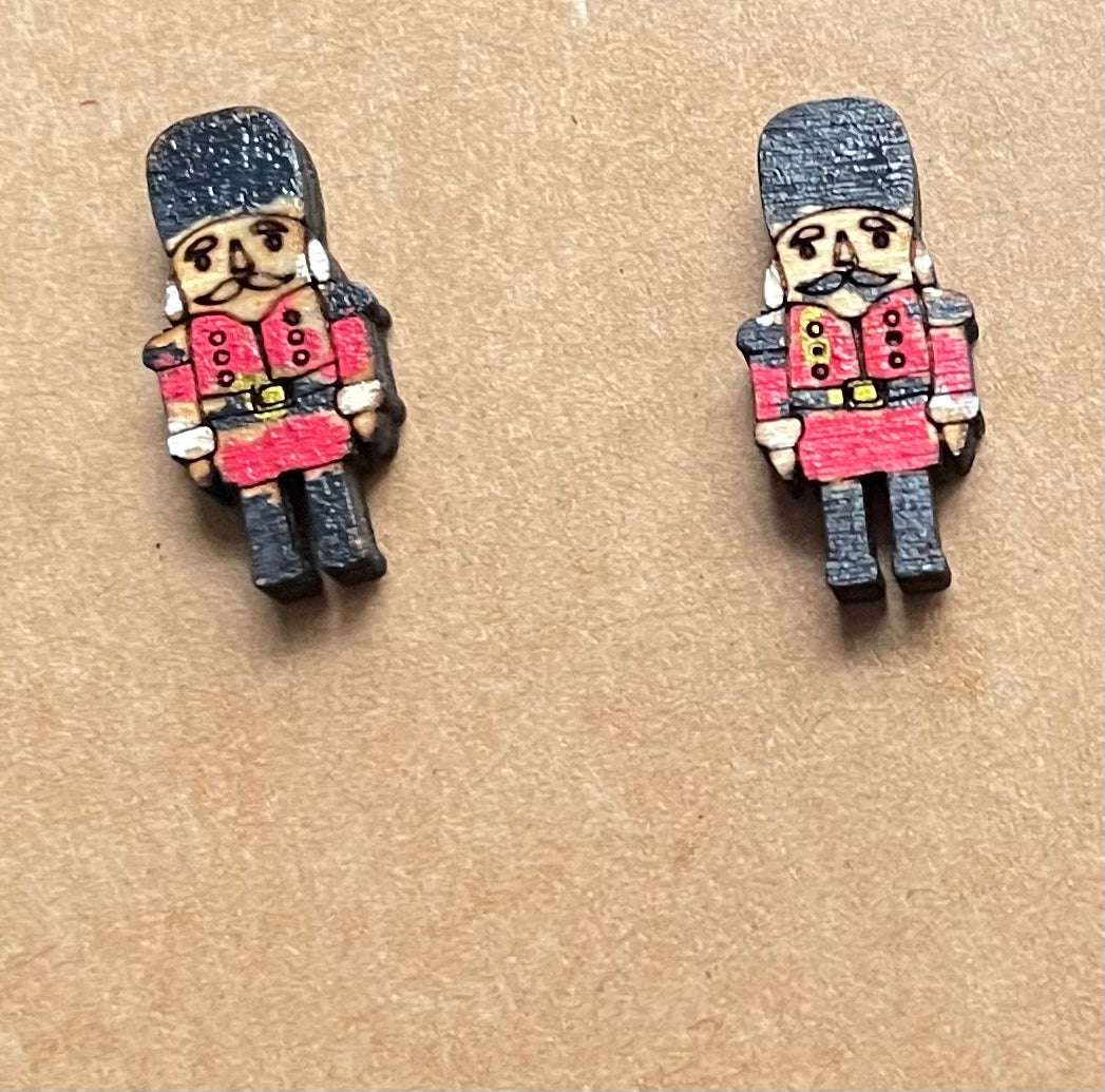 Nutcracker Stud Earrings