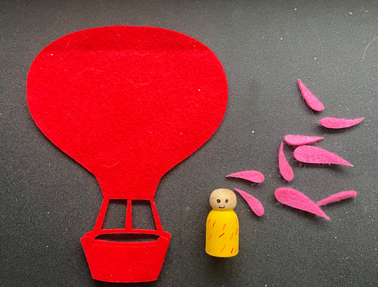 Felt Hot Air Balloon Set