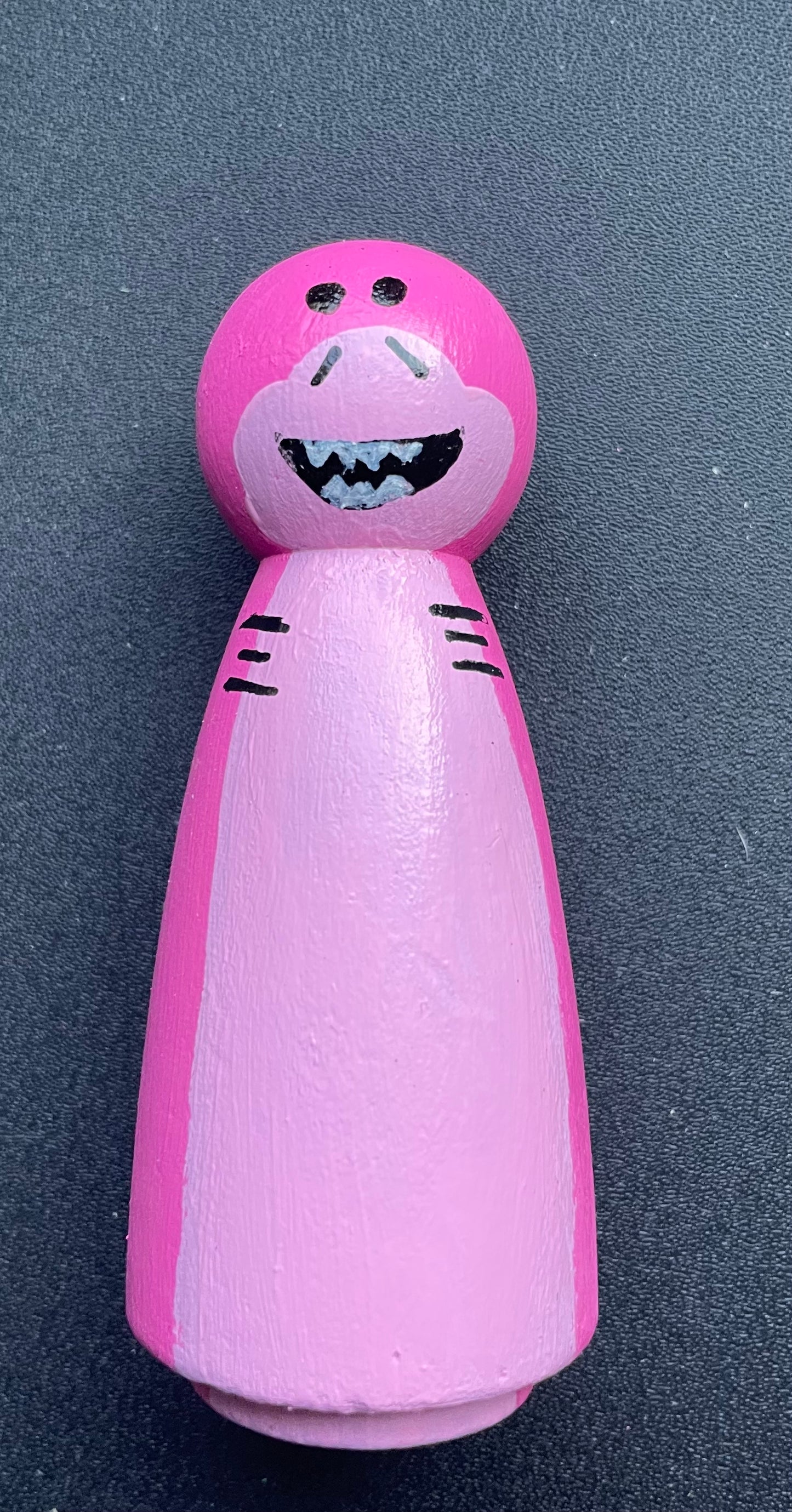3.5” Pink Shark Peg Doll