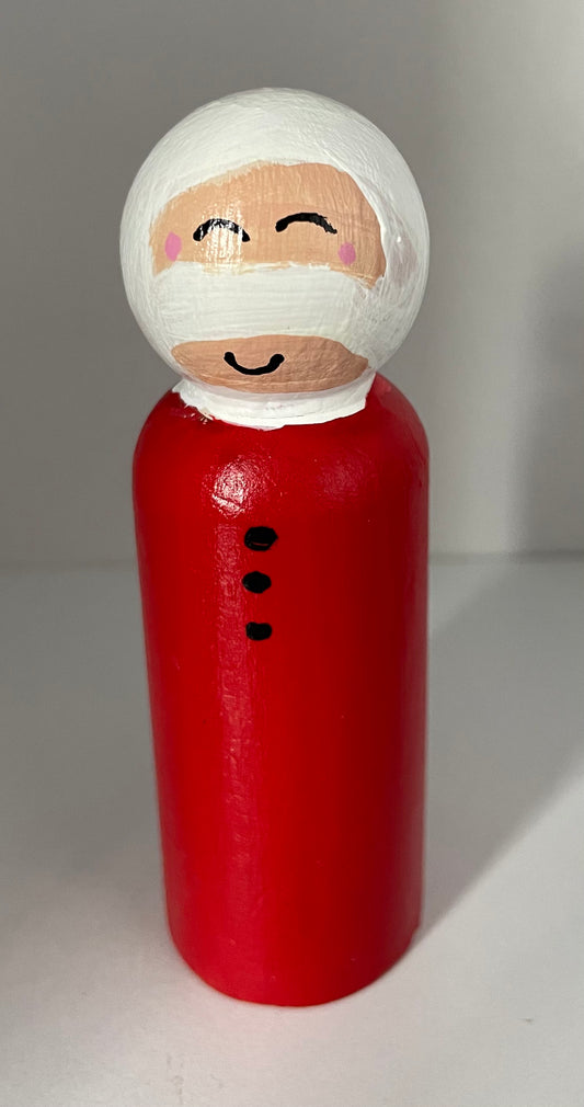 3.5” Santa Peg Doll