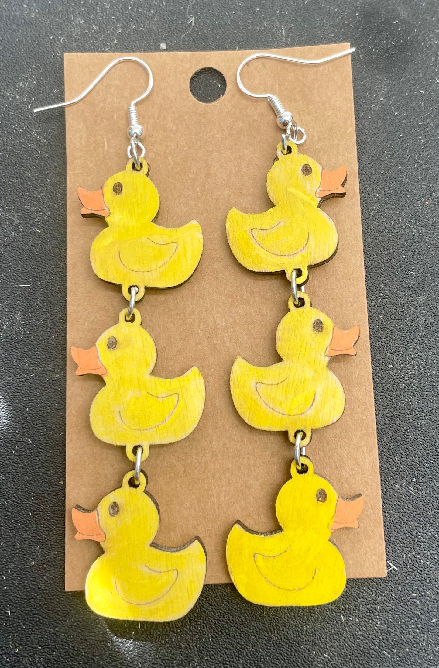 Duck Dangle Earrings