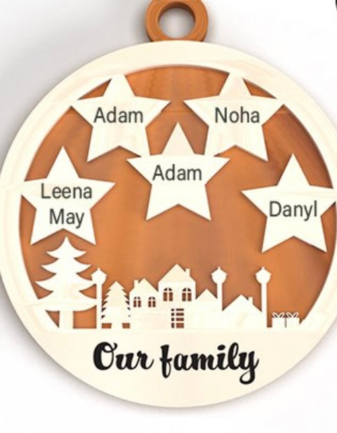 Tree Family Ornament