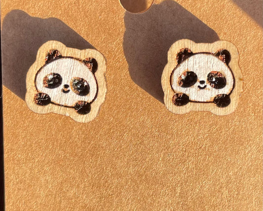 Panda Stud Earrings