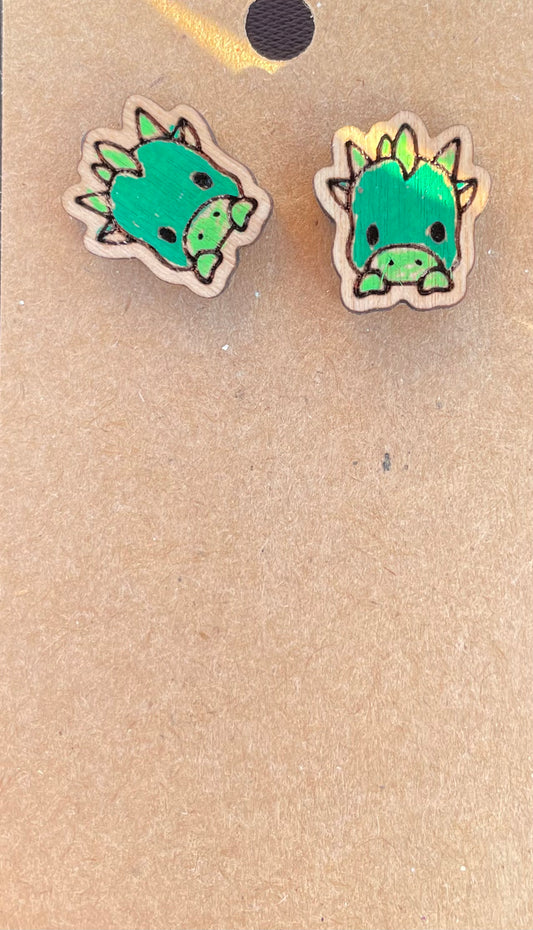 Dragon Stud Earrings